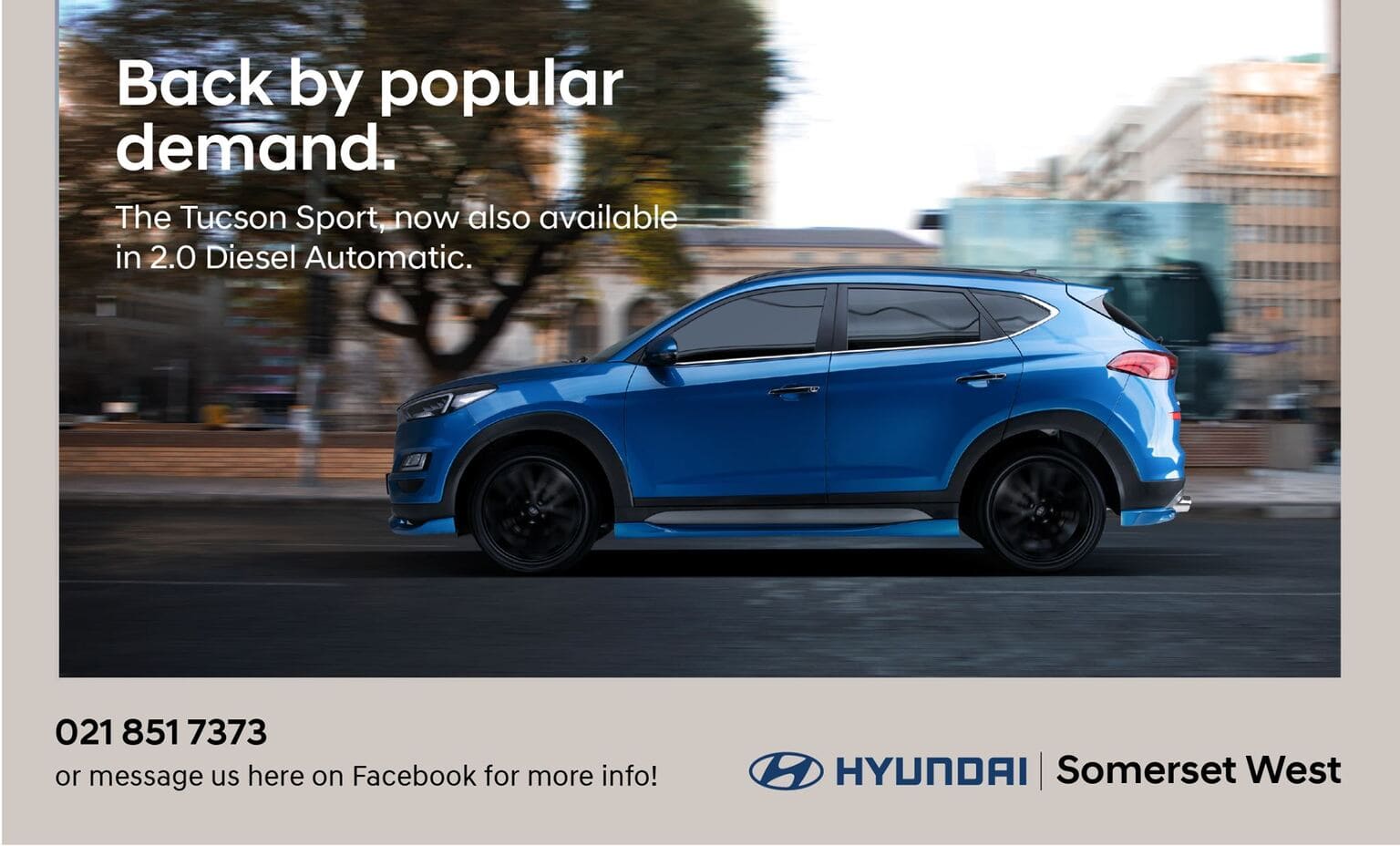 Custom Facebook post example from Hyundai Somerset West